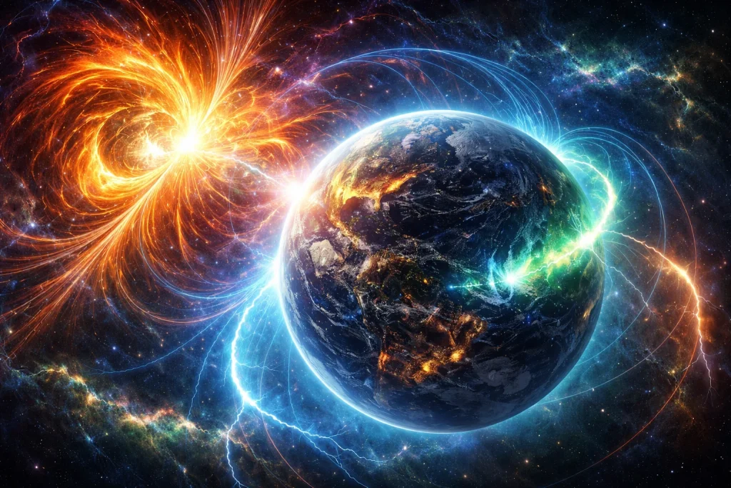 Magnetic storm forecast December 23 2025 in the USA. Learn about health risks, GPS disruptions, and aurora sightings. Detailed tips for weather sensitive people.