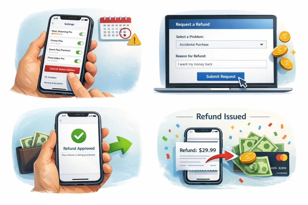 How to Cancel a Subscription in the Apple Store and Get a Refund