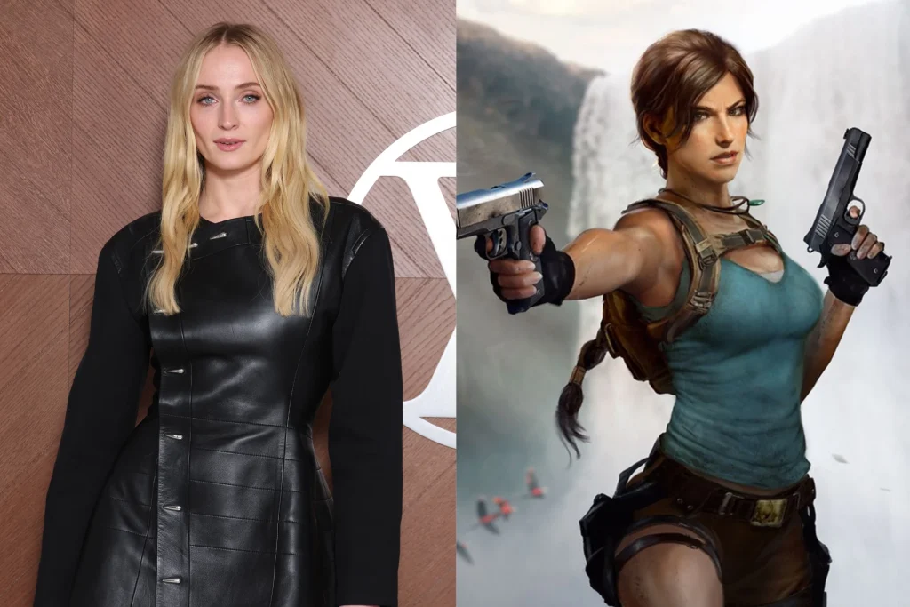 Sophie Turner stars as Lara Croft in Prime Video’s live-action Tomb Raider series, featuring a star-studded cast and upcoming video game tie-ins.