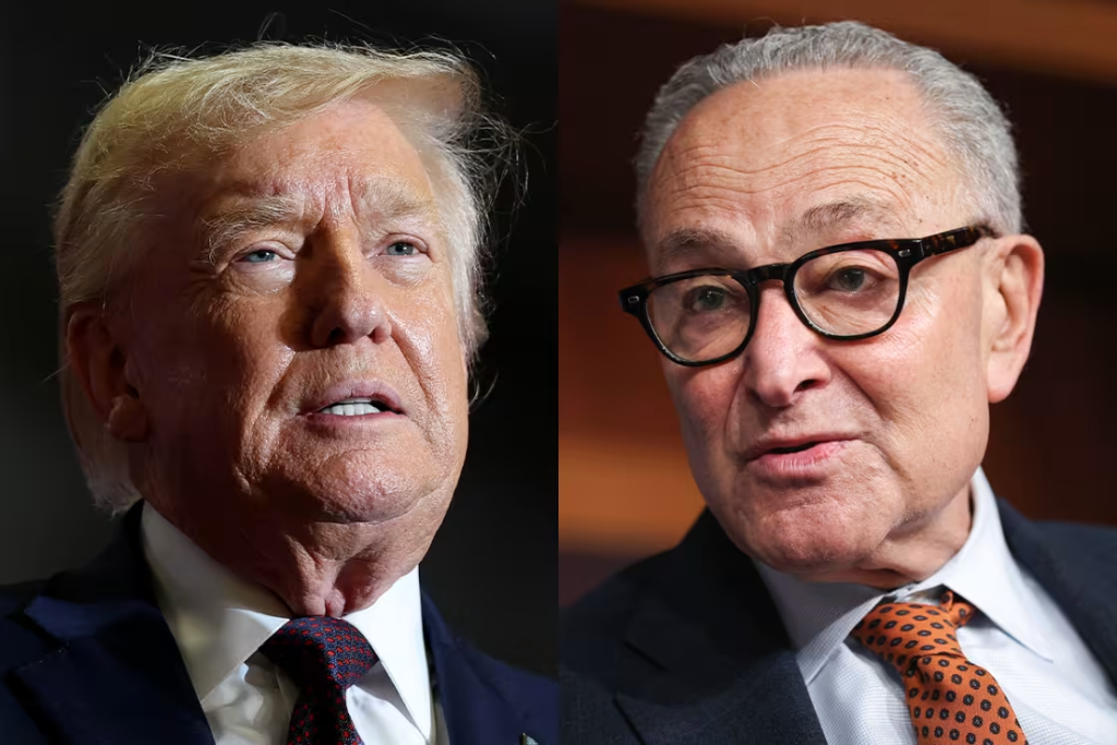 Trump and Senate Democrats strike a deal to fund most federal agencies, while DHS awaits temporary funding amid ongoing immigration policy negotiations.