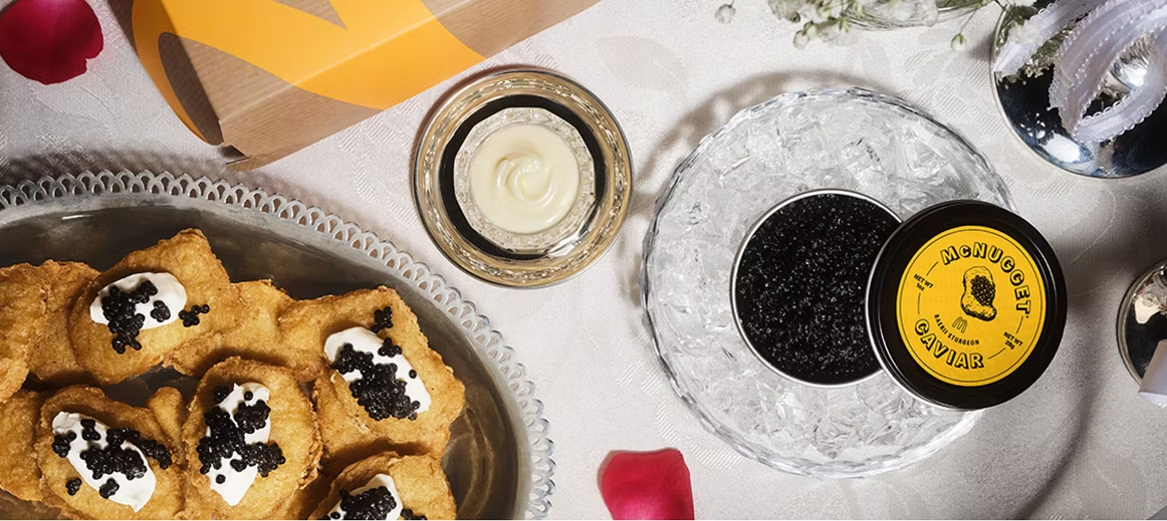 McDonald’s releases free limited McNugget® Caviar kits online Feb 10, pairing Chicken McNuggets® with premium Baerii Sturgeon caviar.