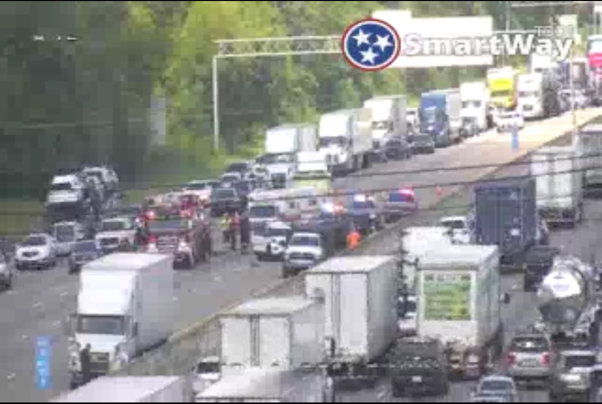 Driver killed in five-vehicle chain-reaction crash on I-40 West near Cedar Bluff Road in Knox County, police say; investigation by KPD ongoing.
