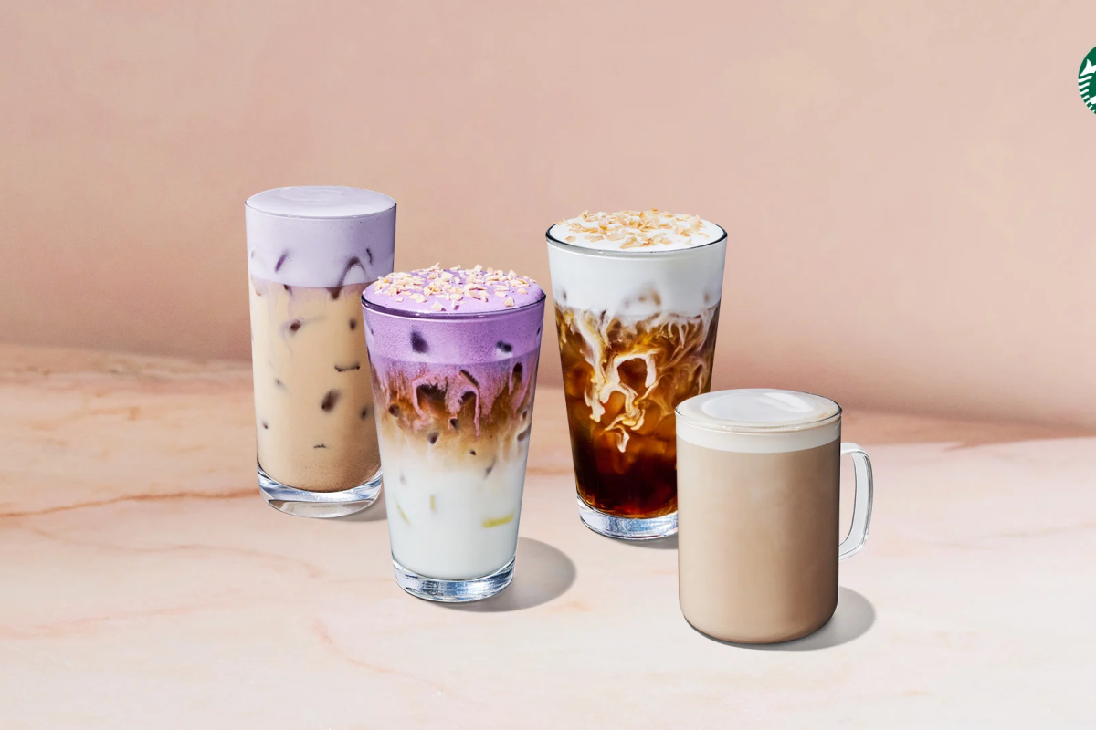 Starbucks unveils its spring 2026 menu featuring Ube Coconut Macchiato, new customizable chai, toasted coconut drinks, lavender returns and Energy Refreshers.