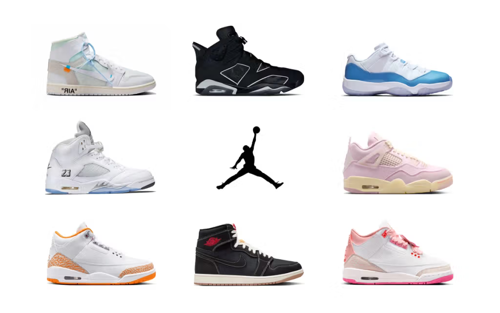 Upcoming Jordan Releases for April 2026 include the Virgil Abloh Archive Air Jordan 1, the return of the Orange Citrus 3, and the iconic University Blue 11 Low.