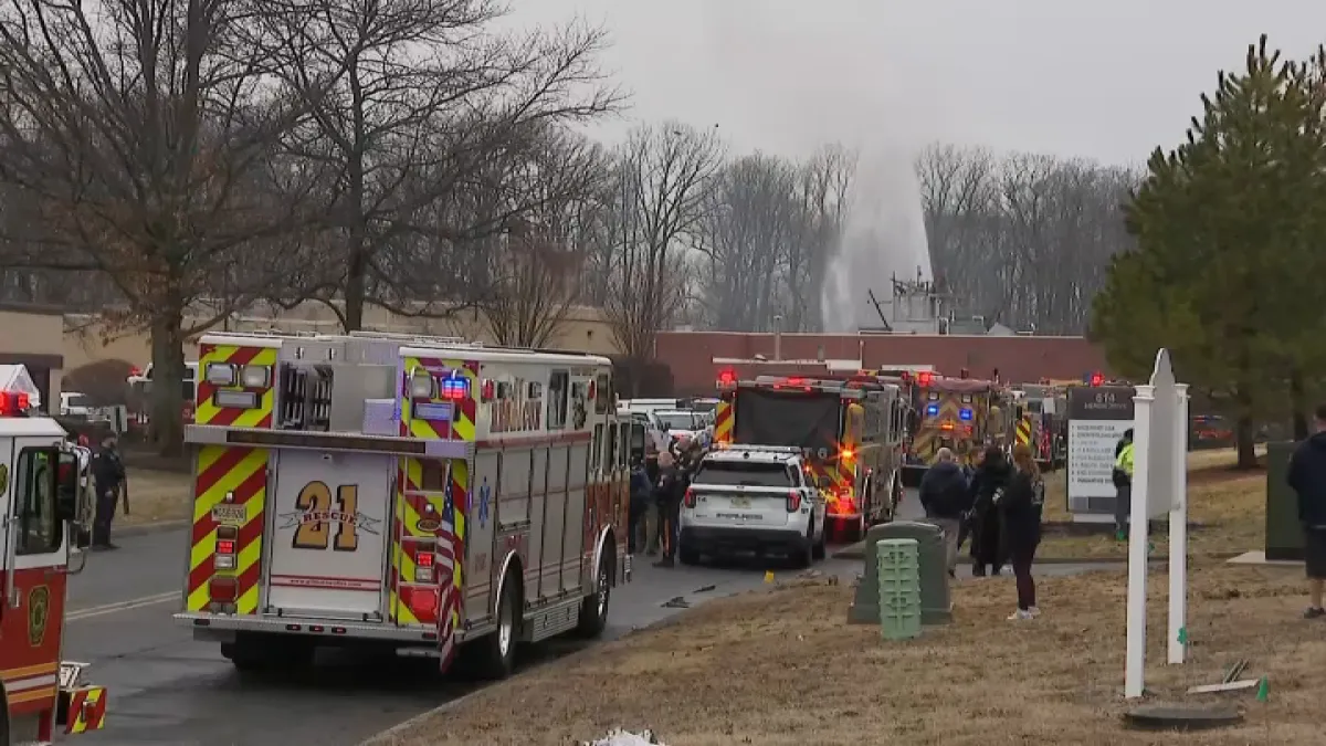 Four injured, three burned in Logan Township, NJ building explosion. Residents within 2 miles ordered to shelter-in-place as authorities investigate blast.