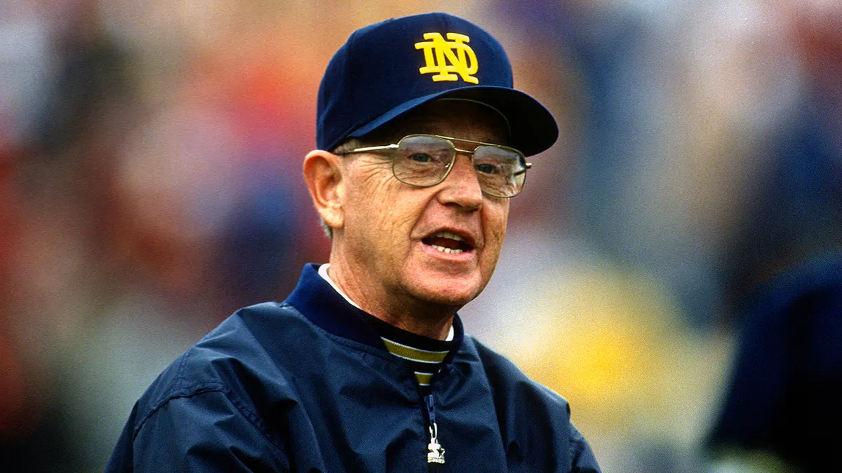 Legendary college football coach Lou Holtz, Notre Dame 1988 champion, dies at 89; career spanned 33 seasons and multiple top universities.