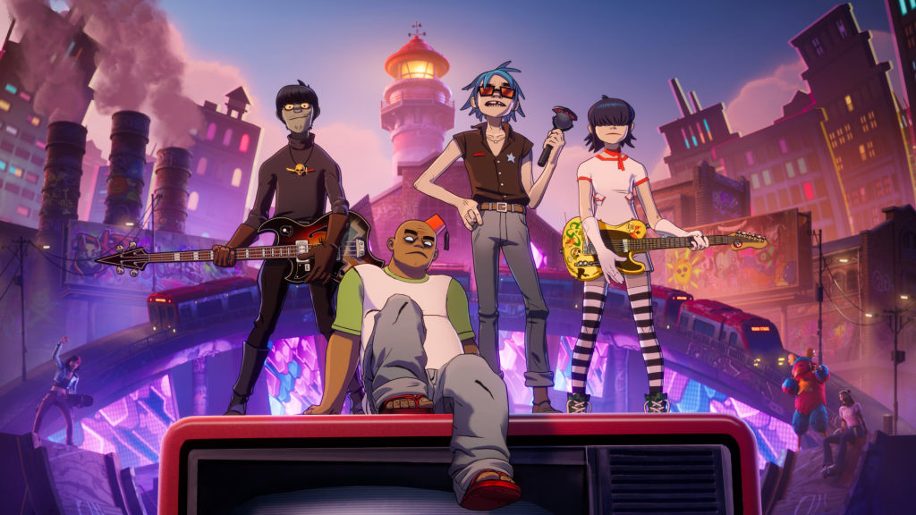 Gorillaz to perform in Miami on Sept 18, 2026, at Kaseya Center. Tickets $111+, VIP packages $250, support from Sparks and Trueno.