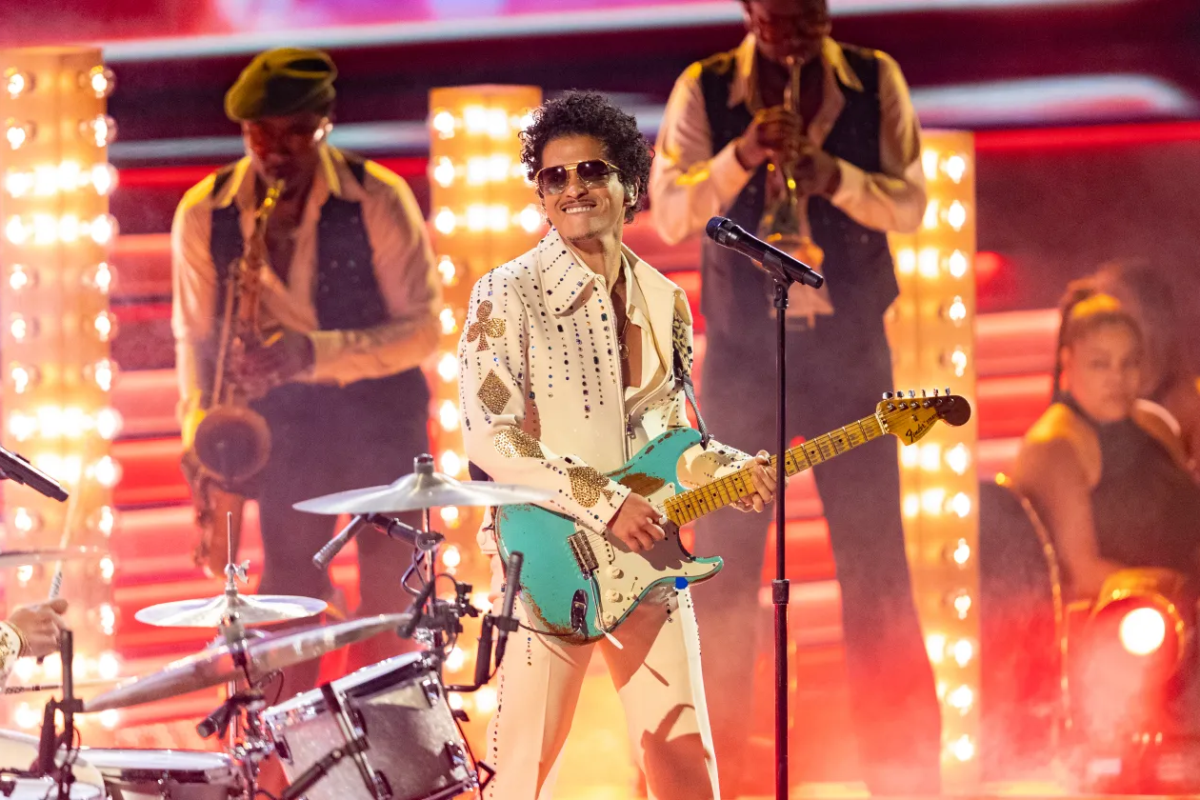 Bruno Mars brings The Romantic Tour to Soldier Field, Chicago on May 16, 2026. Tickets from $348–$1,830. Full concert details and fan info available.