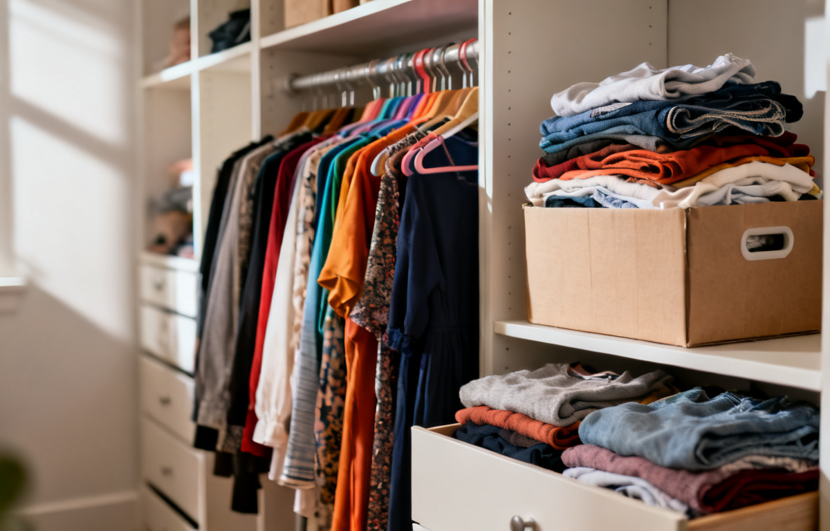 Organize your closet step by step with this decluttering guide. Sort, purge, categorize, and arrange your clothes for a clutter-free wardrobe.