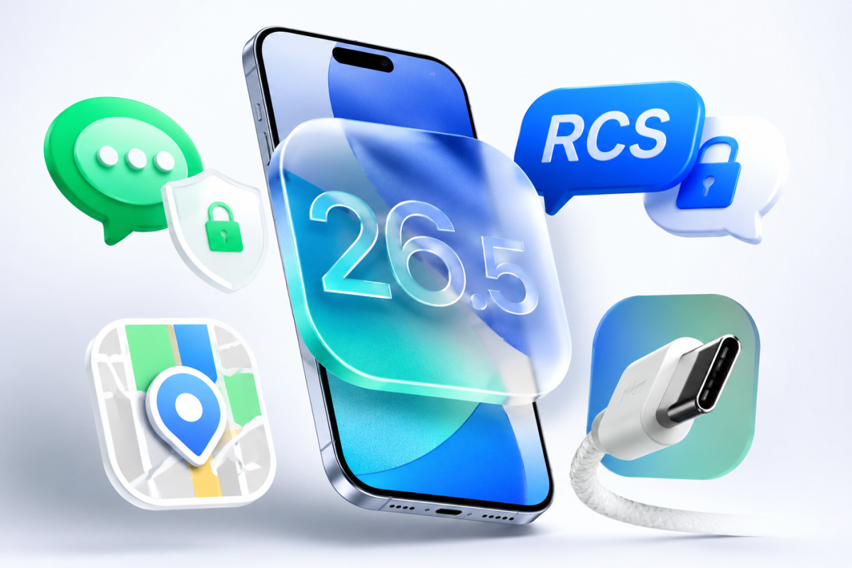 iOS 26.5 brings encrypted RCS messaging, Apple Maps ads, USB-C accessory pairing, Pride wallpapers and faster Android transfer tools for iPhone users.