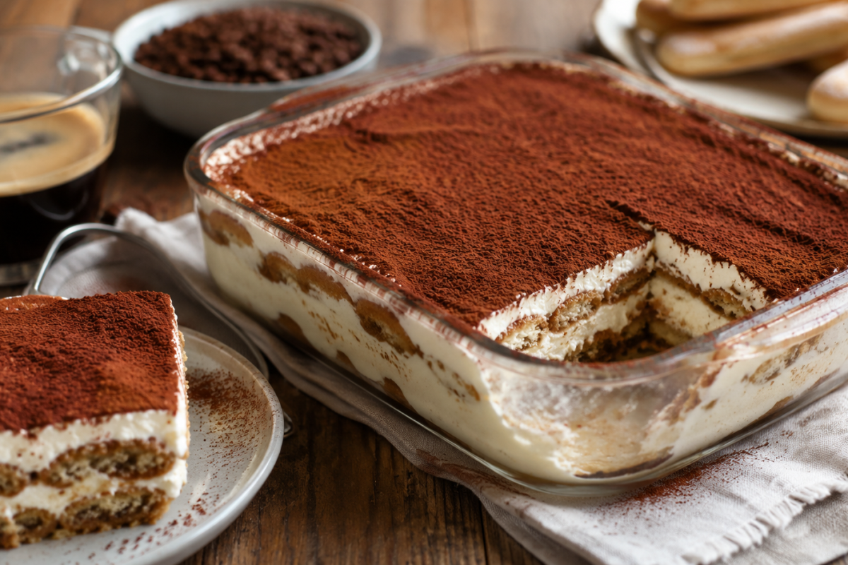 Learn how to make authentic homemade tiramisu with mascarpone, espresso, and ladyfinger cookies. Step-by-step Italian recipe with expert tips and variations.