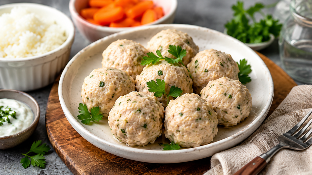Learn how to make soft steamed meatballs for gastritis with lean chicken, gentle ingredients, cooking tips, safe side dishes, and digestion-friendly variations.