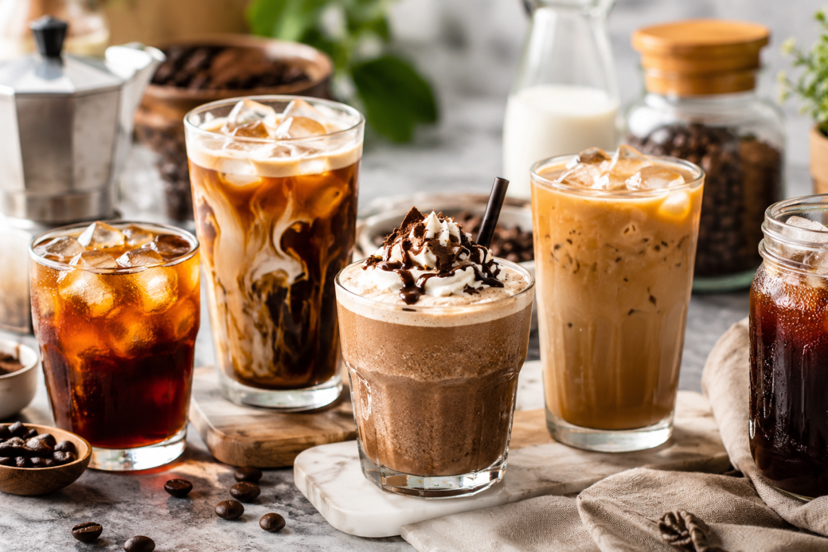 Make barista-quality iced coffee at home with 5 easy methods. Cold brew, flash brew, and flavored iced coffee recipes that save you money.