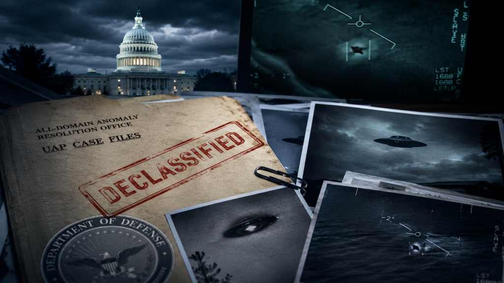 Pentagon UFO files released in 2026 reveal declassified UAP investigations, Roswell records, military videos, and decades of unresolved cases.