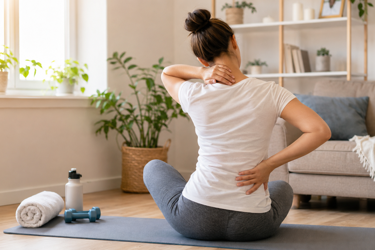 Relieve back pain at home with gentle exercises, stretches, and lifestyle changes. Practical tips for lower back pain relief without medication.