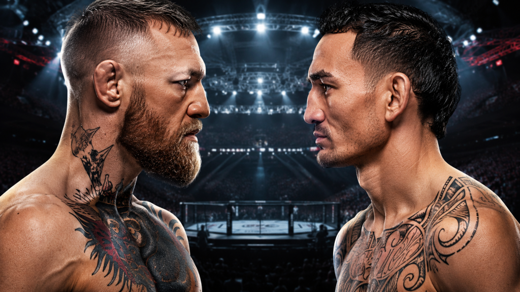 Conor McGregor UFC return is official as the Irish star faces Max Holloway at UFC 329 in Las Vegas after years away from the octagon.