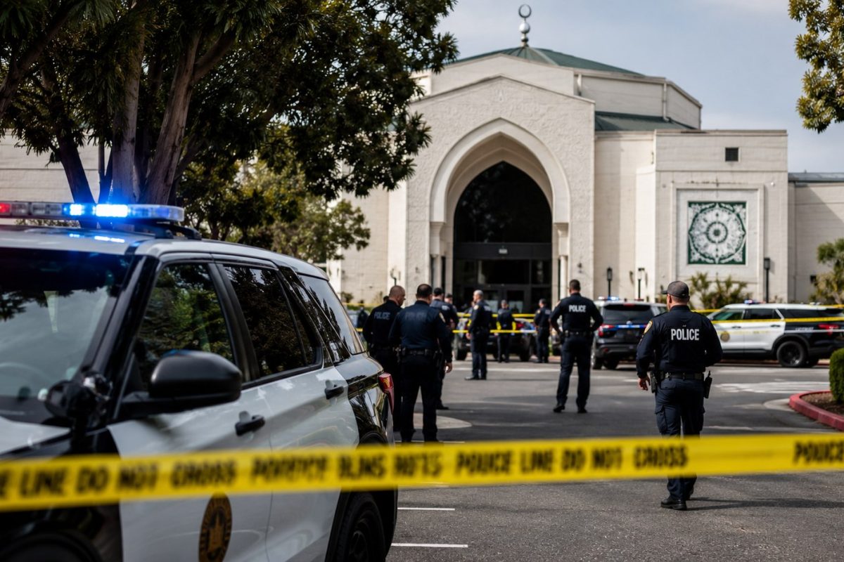 San Diego Islamic Center shooting suspects identified after deadly mosque attack that killed three people. Police investigate possible hate crime motive.