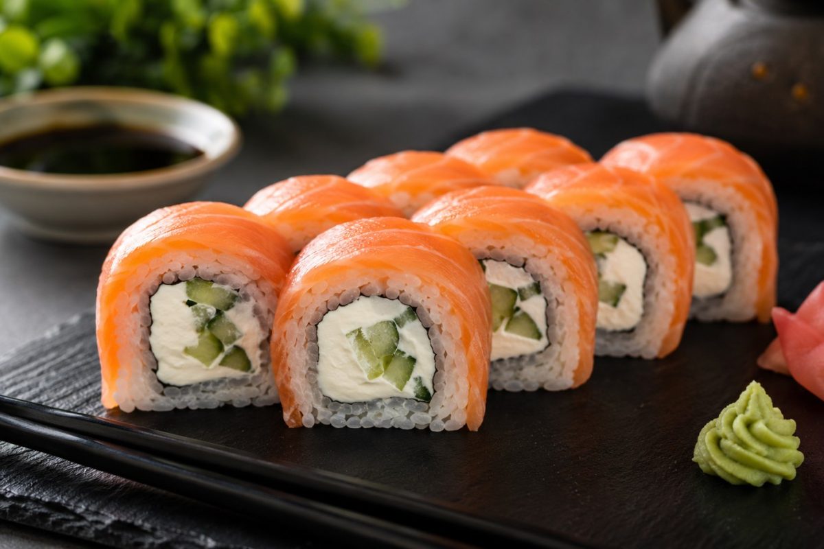 Learn how to make a Philadelphia roll at home with sushi rice, salmon, cream cheese, and simple rolling techniques. Step-by-step recipe, sushi hacks, ingredient tips, and common mistakes explained.