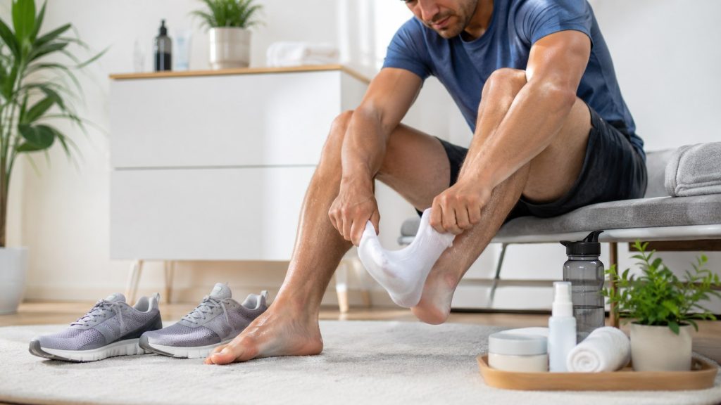 Sweaty feet causes and treatment explained with practical home care, footwear tips, antiperspirants, odor control, and medical warning signs.