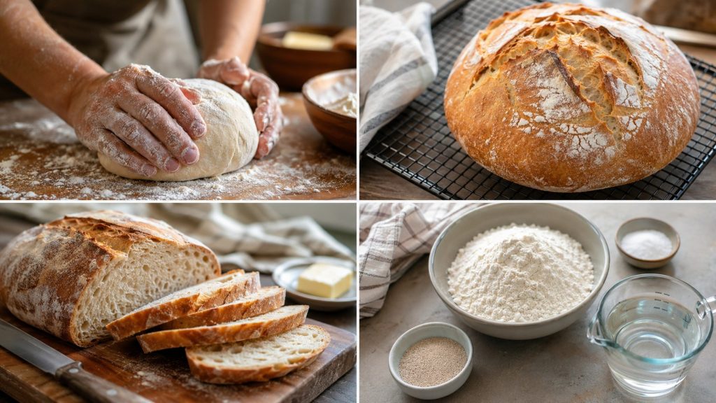 How to make homemade bread with crispy crust and soft texture. Easy recipe, baking secrets, storage tips, ingredient guide, and beginner mistakes explained.