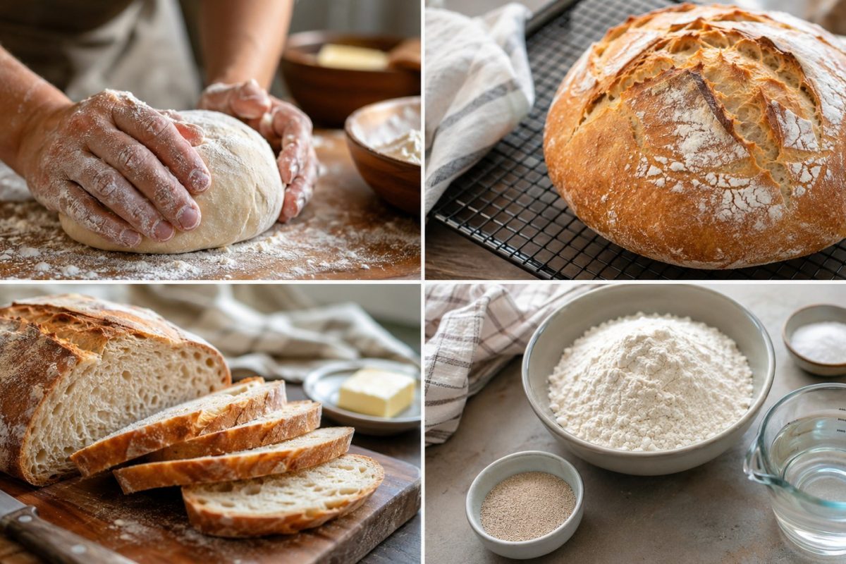 How to make homemade bread with crispy crust and soft texture. Easy recipe, baking secrets, storage tips, ingredient guide, and beginner mistakes explained.