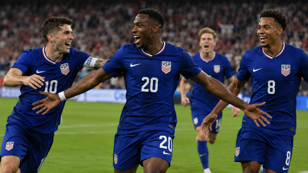 USMNT World Cup 2026 begins with a dominant 4-1 victory over Paraguay as Christian Pulisic and Folarin Balogun help the United States lead Group D.