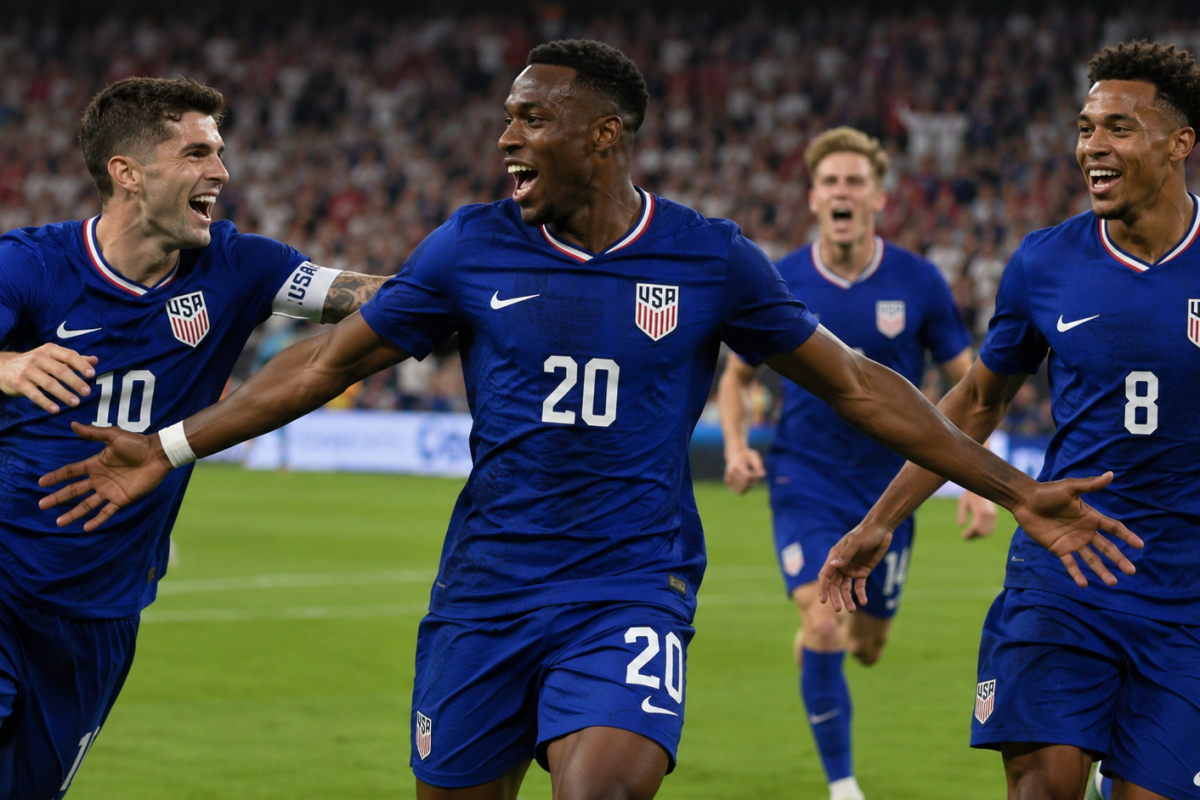 USMNT World Cup 2026 begins with a dominant 4-1 victory over Paraguay as Christian Pulisic and Folarin Balogun help the United States lead Group D.