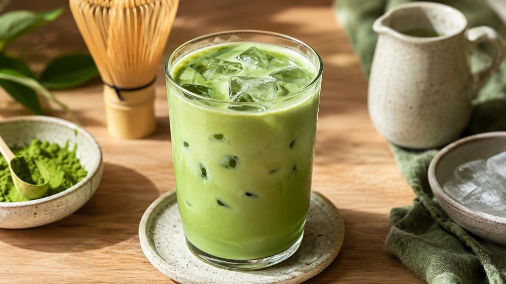 Iced matcha latte recipe guide to help you create a professional cafe-style drink at home with simple tips, essential equipment, and milk pairing suggestions.