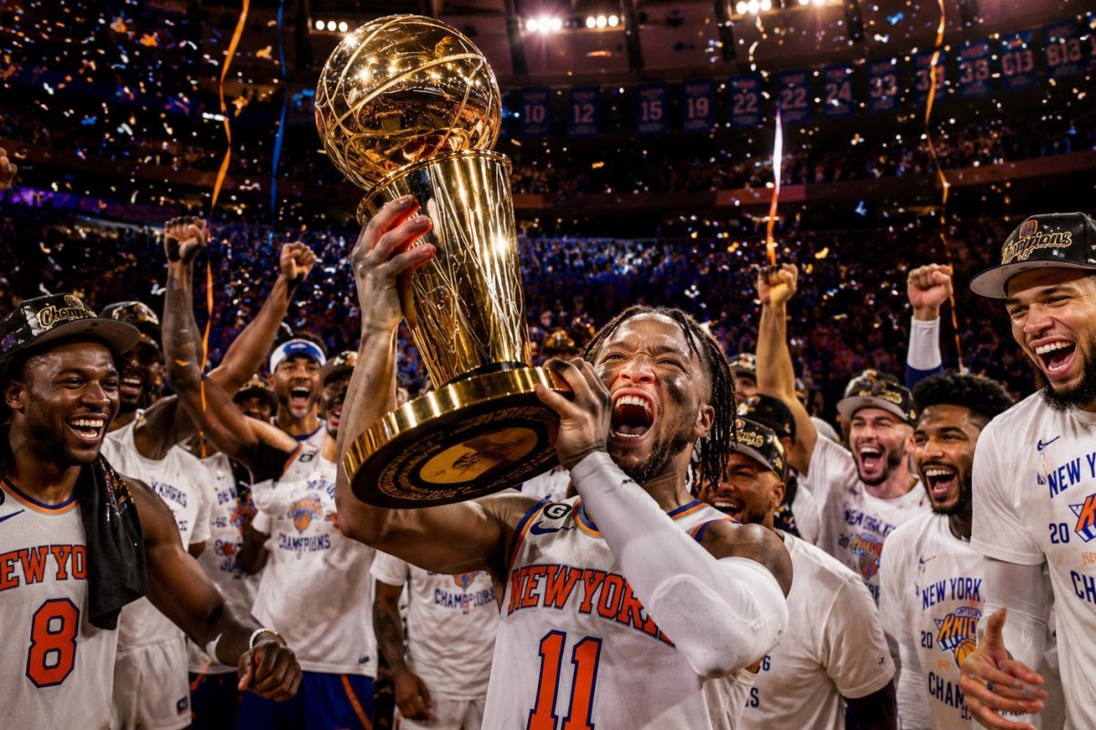 Knicks win first NBA title in 53 years as Jalen Brunson scores 45 points against Spurs in Game 5. Full score, MVP and parade details.