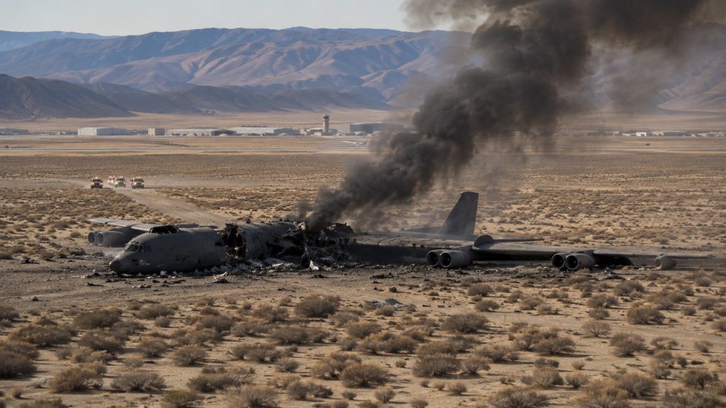 B-52 bomber crash in California killed 8 at Edwards Air Force Base and raises questions about aging U.S. military aircraft modernization.