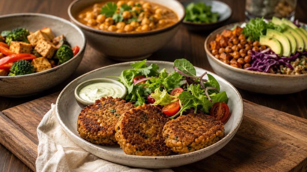 What can vegetarians eat instead of meat? Compare tofu, lentils, tempeh, beans, mushrooms, and seitan, with easy recipes, meal ideas, and nutrition tips.