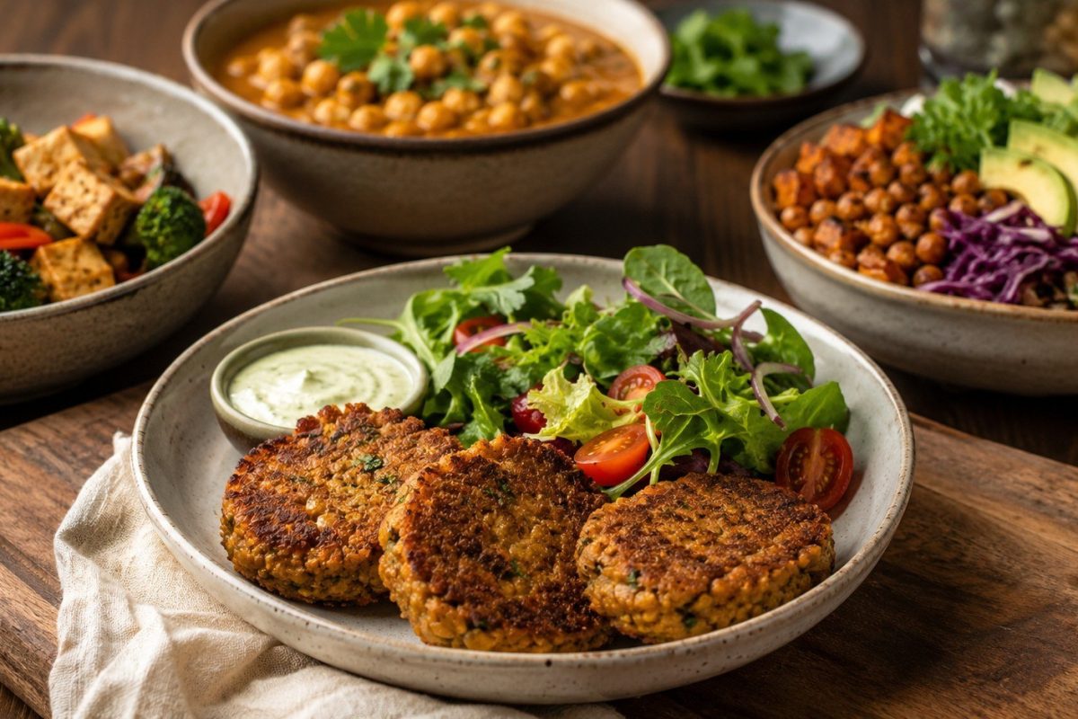 What can vegetarians eat instead of meat? Compare tofu, lentils, tempeh, beans, mushrooms, and seitan, with easy recipes, meal ideas, and nutrition tips.