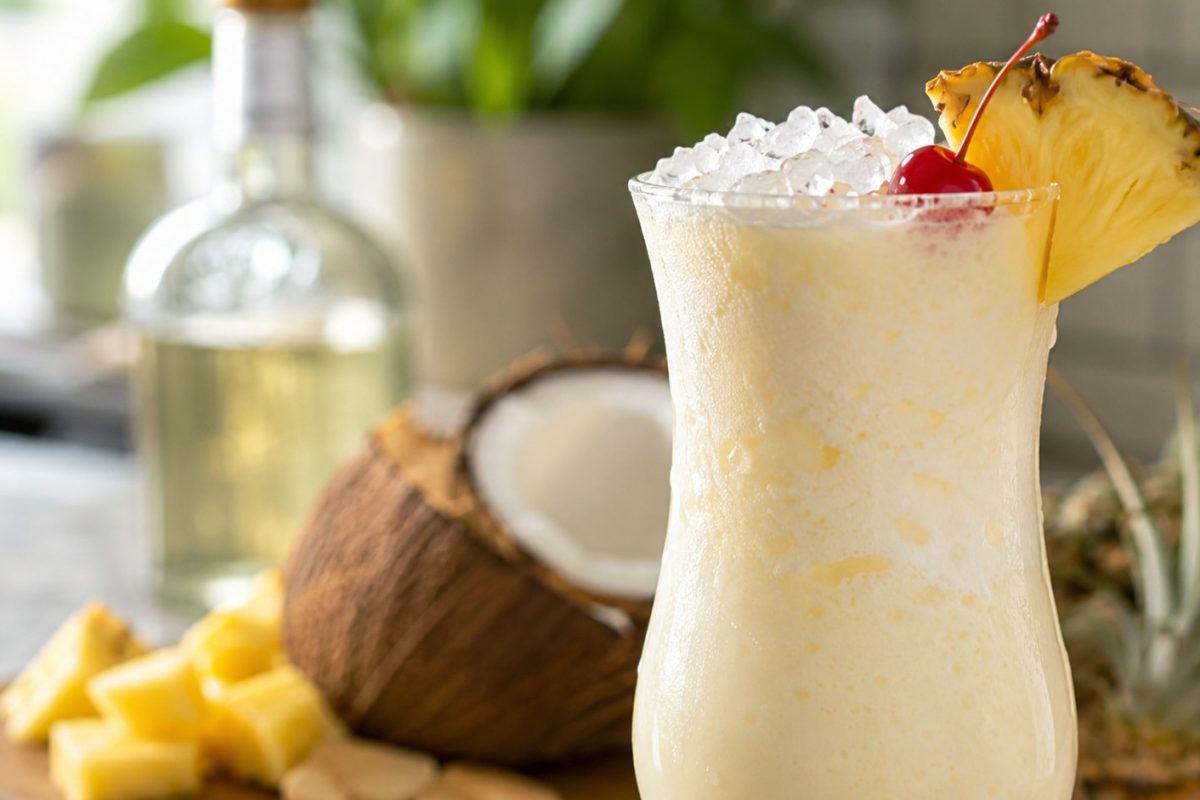 How to make piña colada at home with exact alcoholic and non-alcoholic recipes, ingredient ratios, blender instructions, rum tips, variations, and easy fixes.