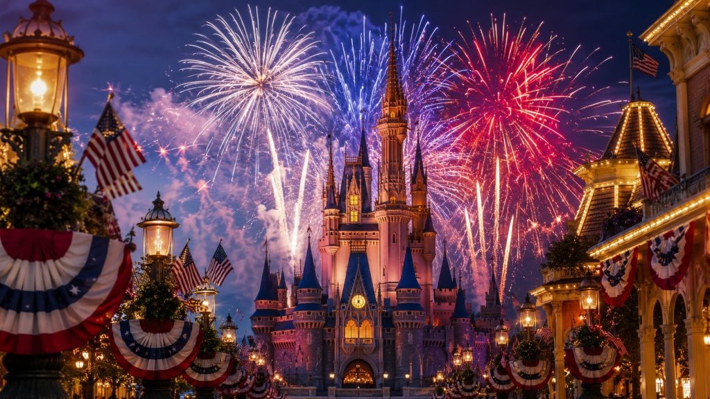 Disney Celebrates America marks the nation’s 250th anniversary with live reports, historical stories, Disney park events and July 4 fireworks.