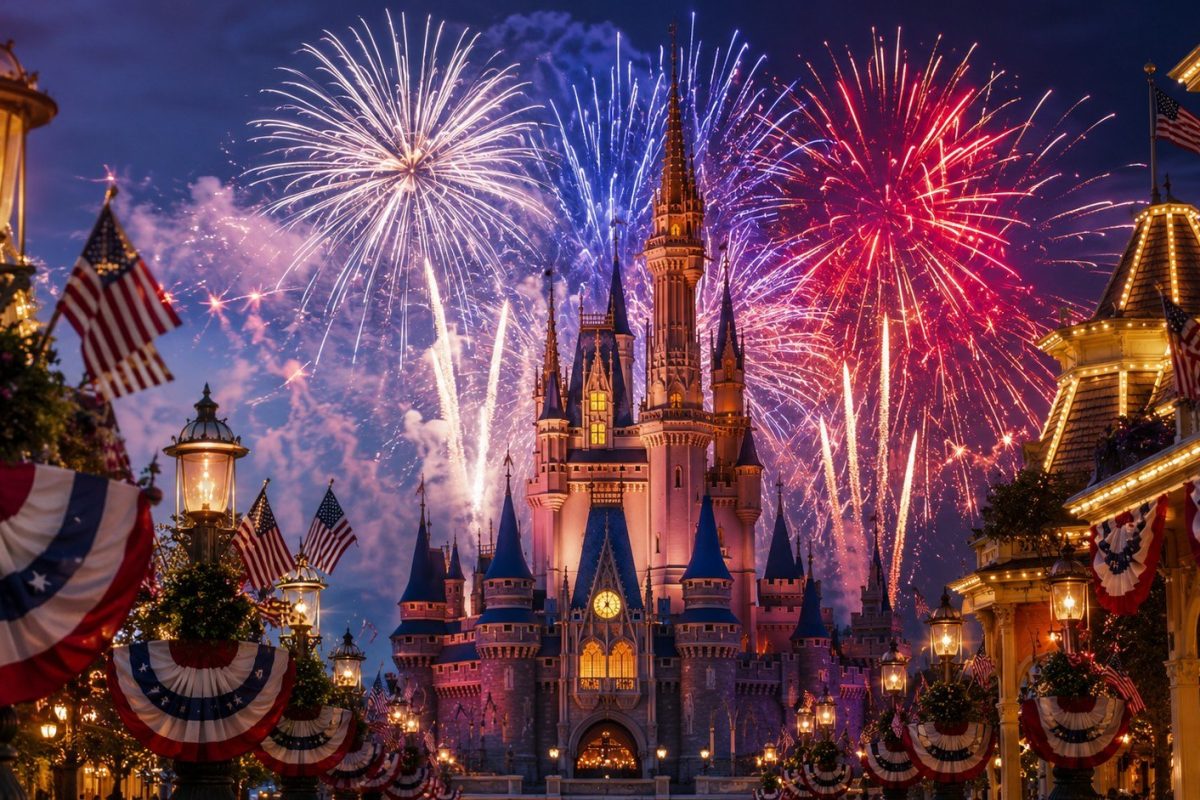Disney Celebrates America marks the nation’s 250th anniversary with live reports, historical stories, Disney park events and July 4 fireworks.