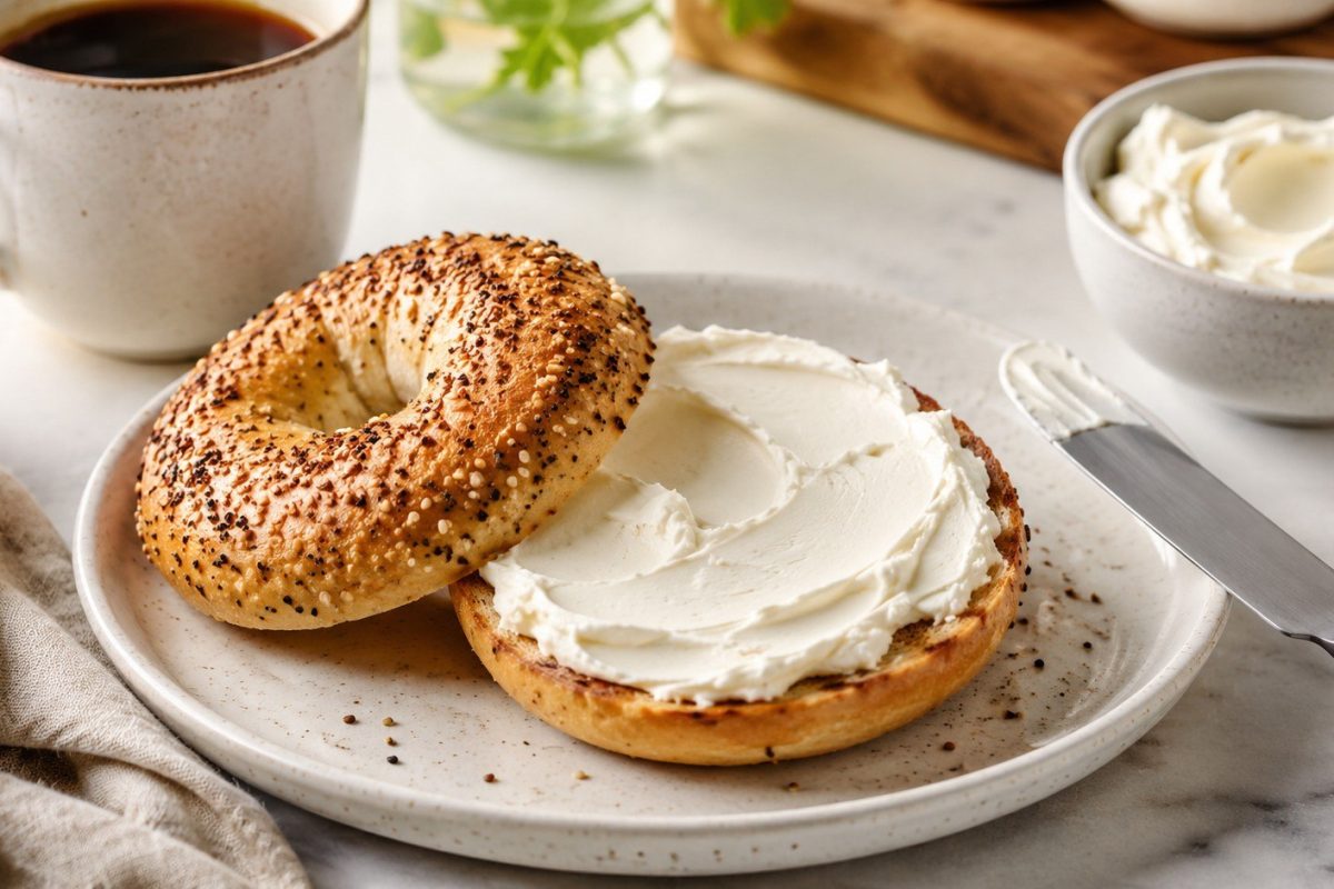 How to make a bagel with cream cheese in 10 minutes: exact proportions, toasting methods, savory and sweet toppings, storage advice, calories, and common mistakes.