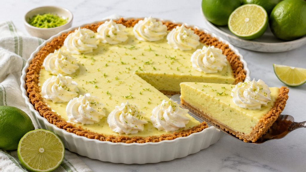 How to make Key lime pie with fresh lime juice, condensed milk, egg yolks, a crisp graham cracker crust, exact baking times, storage advice, and troubleshooting tips.