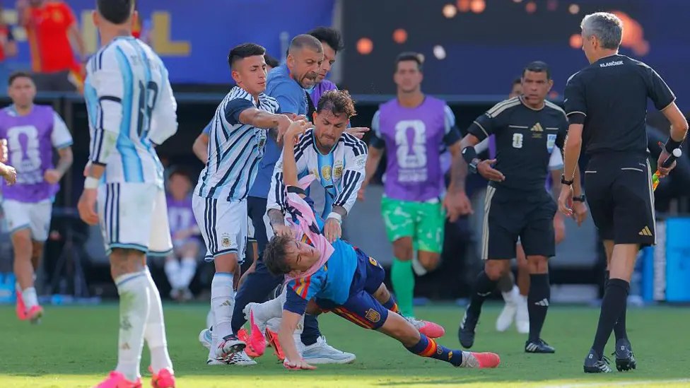 FIFA investigation into Argentina begins after the World Cup final brawl with Spain, as players and staff face possible bans and fines.