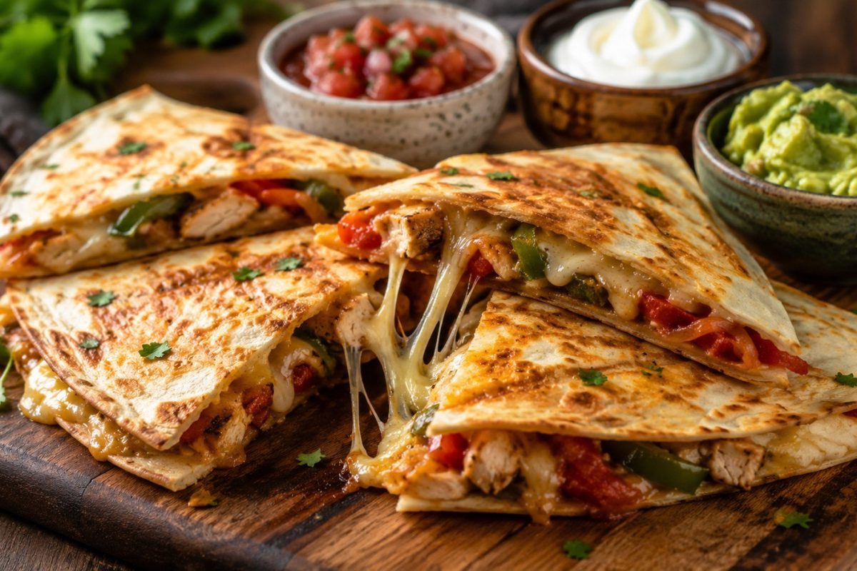 How to make a quesadilla with crisp tortillas, melted cheese and chicken: exact ingredients, cooking times, filling ideas, storage tips and common mistakes.