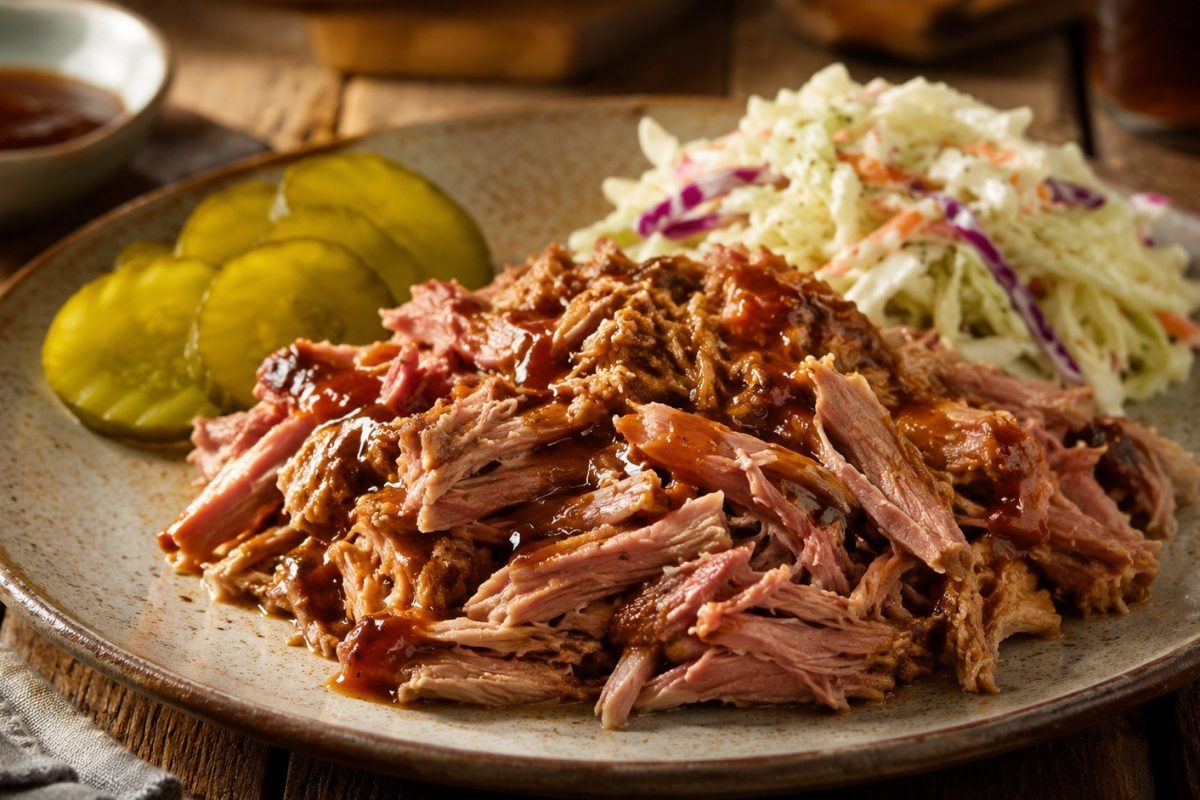 Carolina pulled pork with vinegar sauce: learn how to season, slow-cook, shred, and serve tender pork using an oven or smoker.