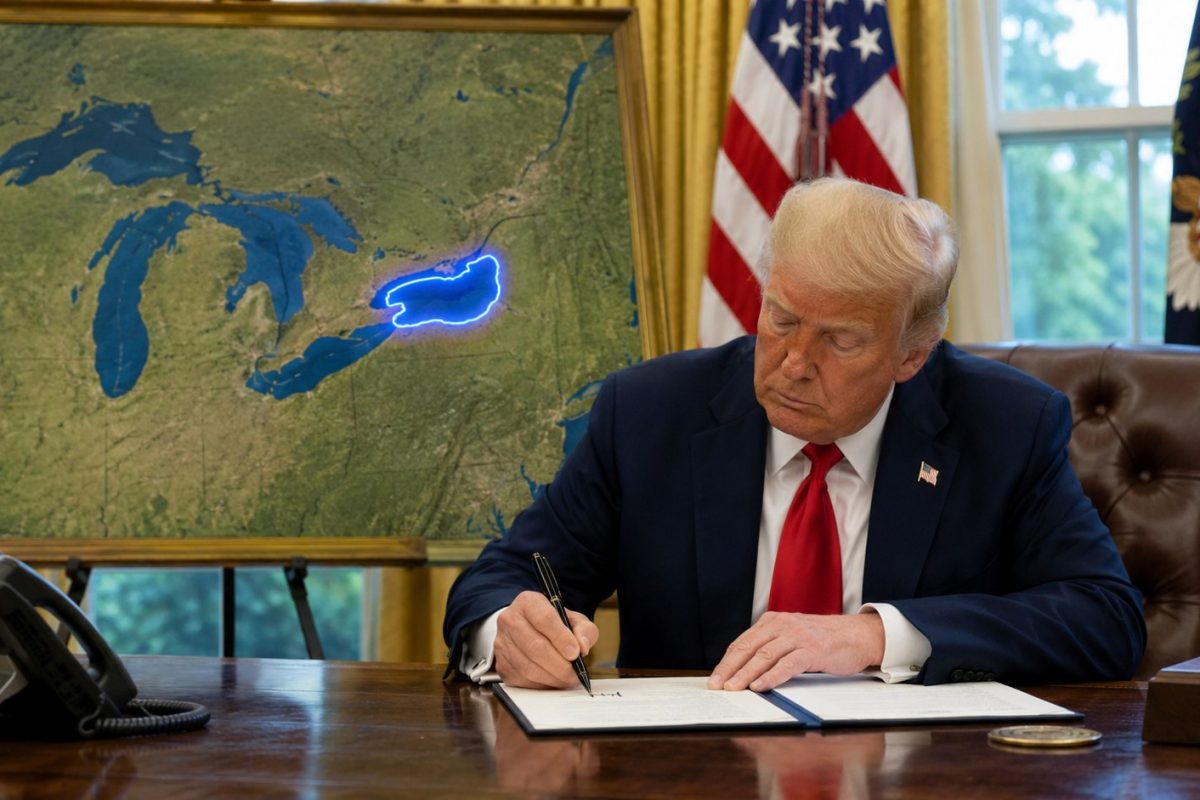 Lake America becomes the U.S. federal name for Lake Ontario after Trump signs an executive order amid escalating trade tensions with Canada.
