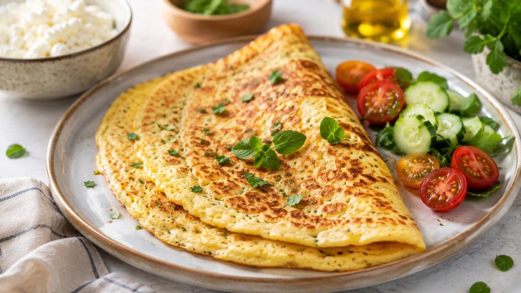 Cottage Cheese Flatbread combines cottage cheese and eggs into a flexible high-protein bread alternative. Learn the recipe, baking time, nutrition, safety tips, and filling ideas.