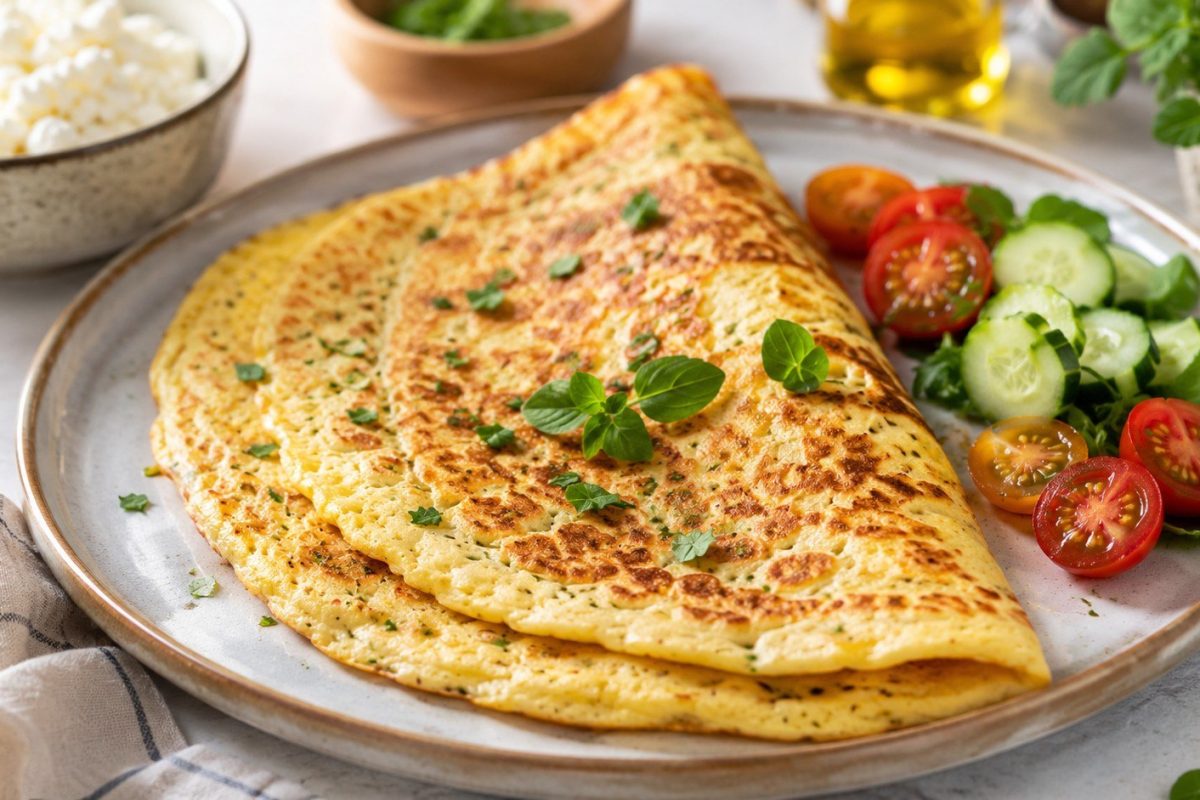 Cottage Cheese Flatbread combines cottage cheese and eggs into a flexible high-protein bread alternative. Learn the recipe, baking time, nutrition, safety tips, and filling ideas.