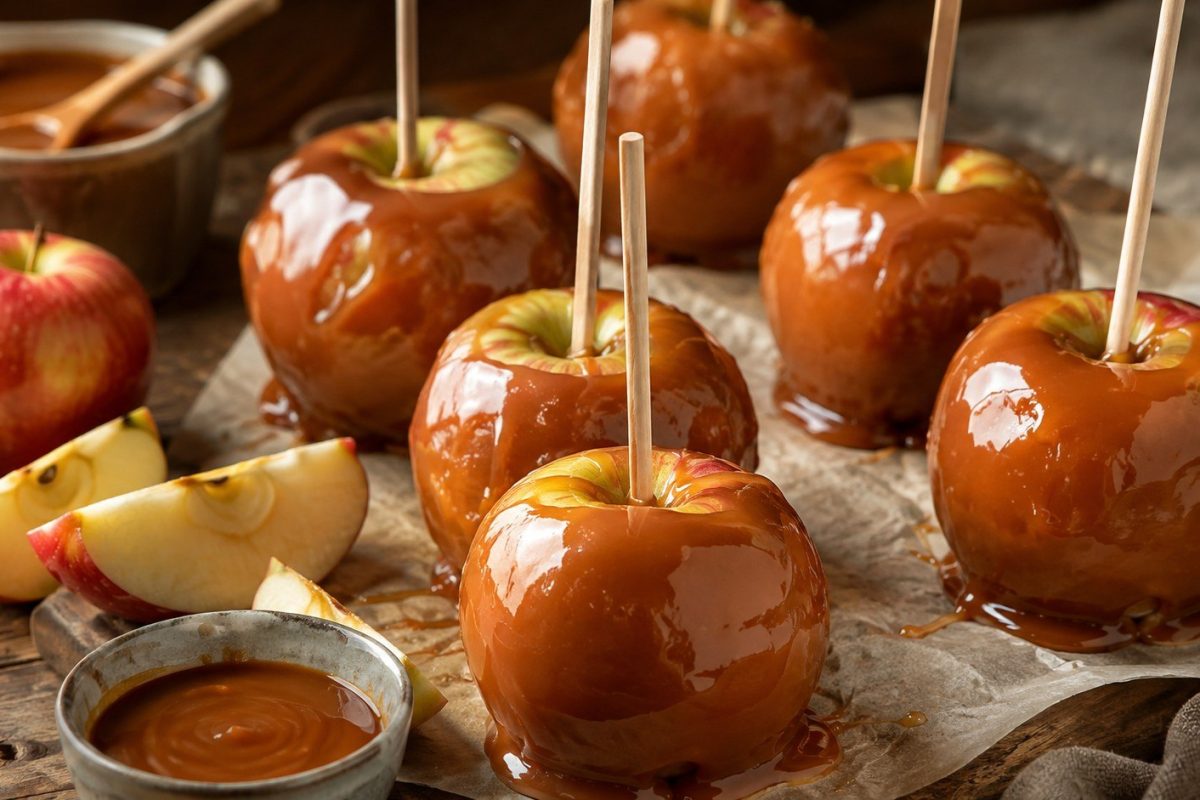 How to make caramel apples with a smooth, chewy coating: exact ingredients, cooking temperature, dipping method, toppings, storage advice, and solutions to common mistakes.