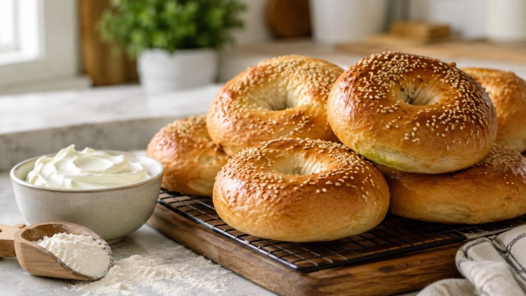 Protein Bagels with Greek yogurt and flour are easy homemade bagels without yeast or boiling. Get exact ratios, baking time, protein tips, variations, and troubleshooting.