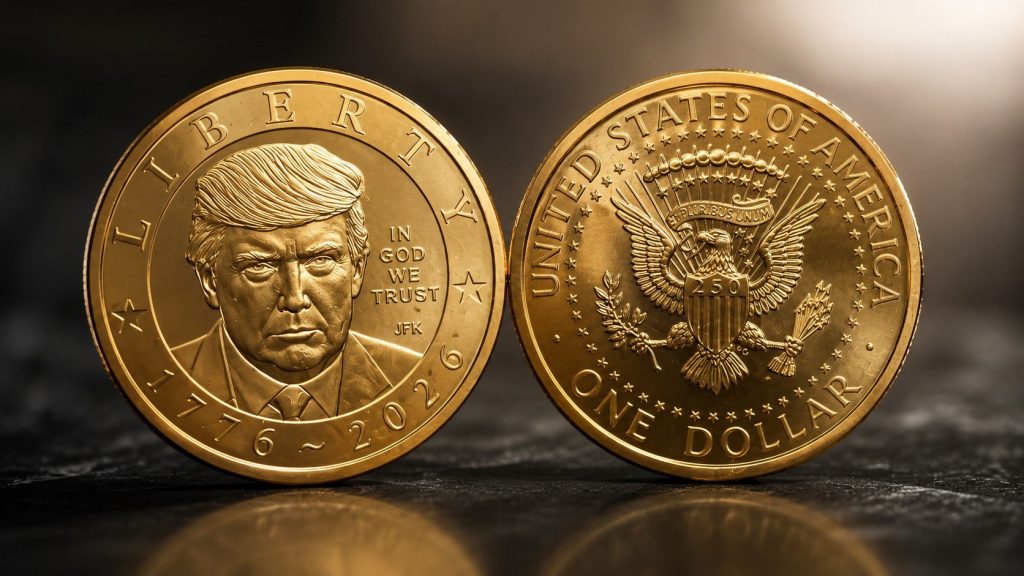 Trump $1 coin enters circulation on September 2, 2026. See its price, design, legal-tender status and rare July 4 privy mark.