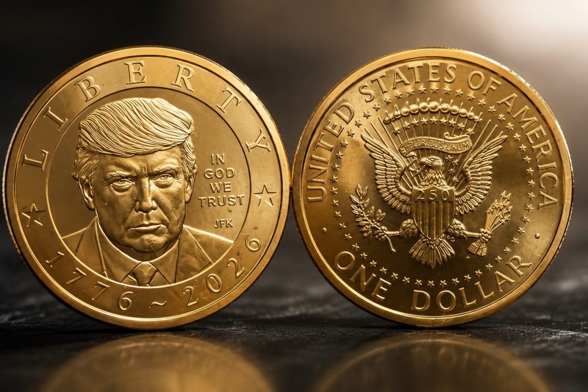 Trump $1 coin enters circulation on September 2, 2026. See its price, design, legal-tender status and rare July 4 privy mark.