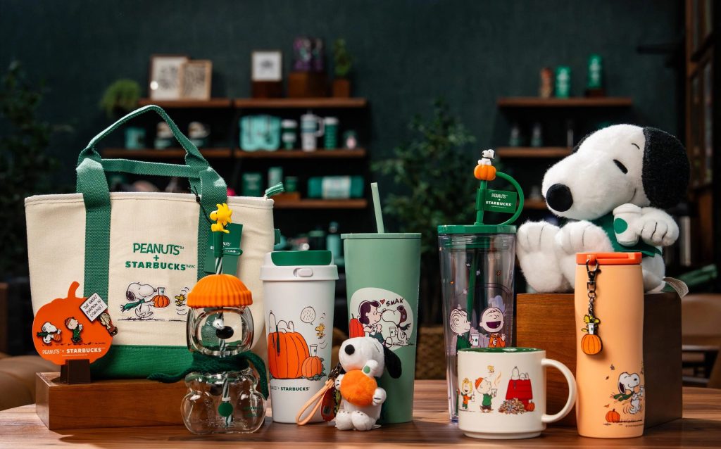 Starbucks Peanuts collection 2026 launches September 15 with 10 Snoopy items, including a $39.95 Glass Cold Cup limited to 2 per customer.