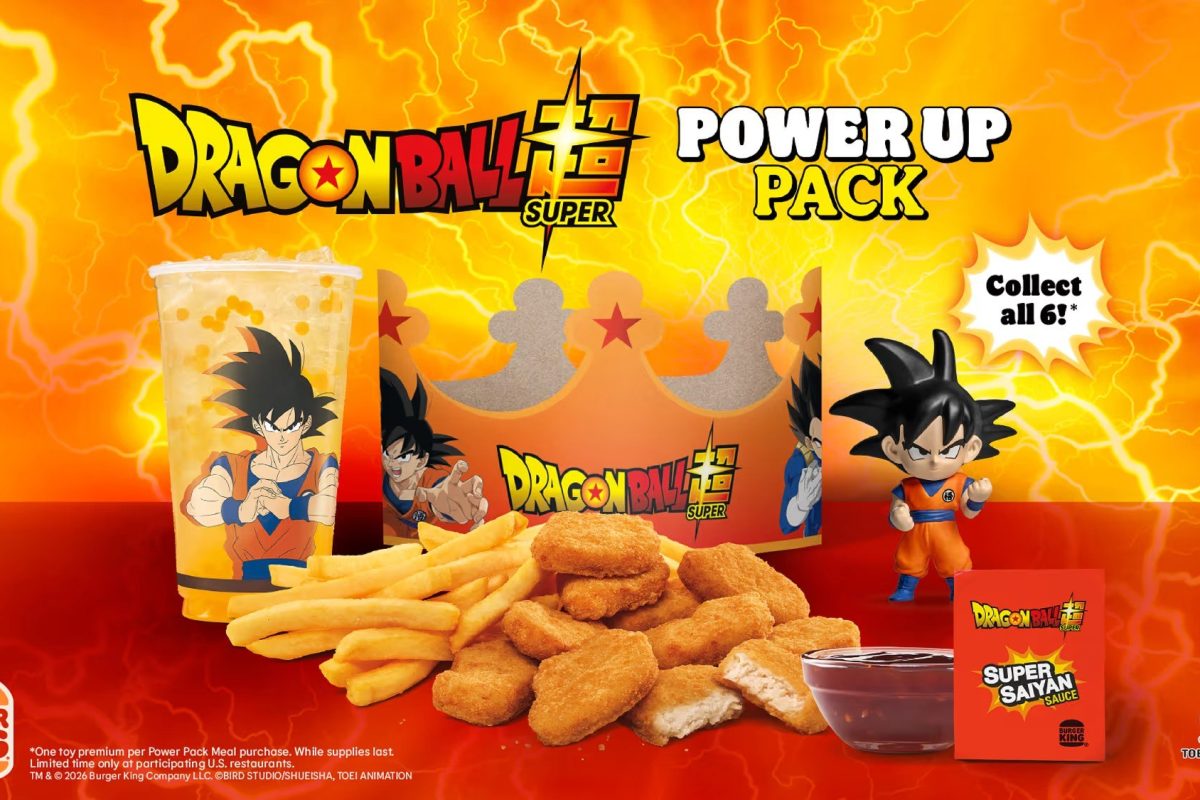Burger King Dragon Ball Super menu launches with Saiyan Sauce, themed lemonade and 6 collectible figures featuring Goku, Vegeta, Piccolo and Beerus.