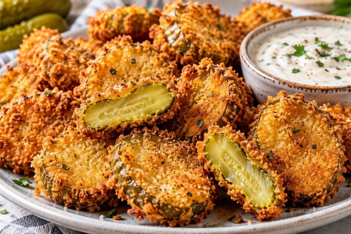 Air fryer pickles become crisp with dried dill chips, panko breading and 400°F heat. Learn cooking time, breading steps, dips, storage and fixes for soggy pickles.